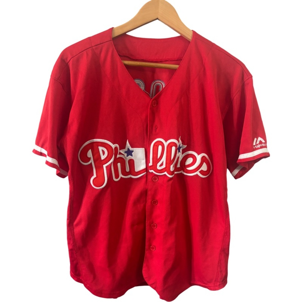 Authentic Majestic 40 MEDIUM CINCINNATI REDS PETE ROSE Jersey